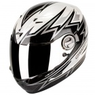 Casque Integral Scorpion EXO 500 Air Da Costa Blanc Noir Argent