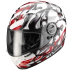 Casque Integral Scorpion EXO 500 Air Oil Blanc Rouge