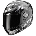 Casque moto Scorpion EXO 500 Air Oil Noir Blanc