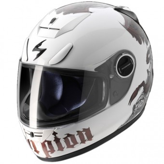 Casque Integral Scorpion EXO 750 Air Scorpion Cameleon Blanc