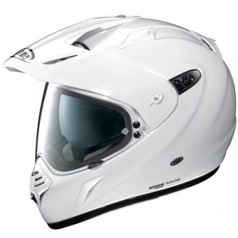 Casque Integral X-lite X-551 Start N-Com Metal Blanc