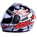 Casque moto No Fear Full Face 706 Champion White R