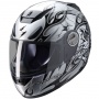 Casque Integral Scorpion EXO 700 Crackhead Gris Noir
