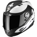 Casque Integral Scorpion EXO 1000 Sublim Noir Blanc
