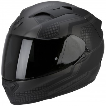 Casque Integral Scorpion Exo 1200 Air Alias Matt Black Silver Casque Integral Scorpion Exo 1200 Air Alias Matt Black Silver