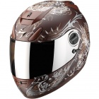 Casque Integral Scorpion EXO 750 Air Battle Lord Chocolat
