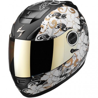 Casque moto Integral EXO 750 Air Fiore Noir or
