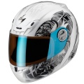 Casque moto Scorpion EXO 400 Spectral Blanc Nacre C