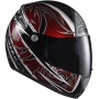 Casque Integral Lazer Fiber D1 Volute Noir Rouge