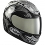 Casque Integral Lazer Fiber-Pro Maori Noir Gris