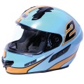 Casque moto No Fear Full Face 1194 Gulfstream Blue