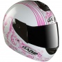 Casque Integral Lazer LZ6 Diva Blanc Rose