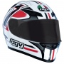 Casque Integral AGV GP-Tech Seven White Red Black
