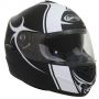 Casque Integral GPA X7 DS Assymétric Noir Mat Blanc