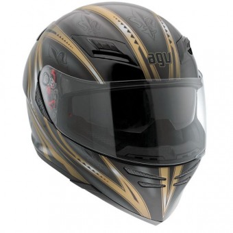 Casque Integral AGV Horizon Florence Noir Or