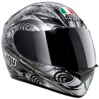 Casque Integral AGV K3 Asymmetry Gunmetal Silver Casque Integral AGV K3 Asymmetry Gunmetal Silver