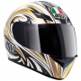 Casque Integral AGV K3 Basic Evil White Gold Gunmetal