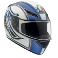 Casque Integral AGV K3 Katana Blanc Bleu