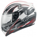 Casque Integral AGV K3 Multi Chicane White Red