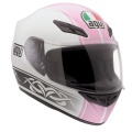 Casque moto AGV K4 Evo Roadster Blanc Rose
