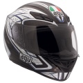 Casque moto AGV K4 Evo Sliver Noir Bleu