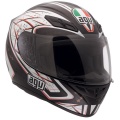 Casque moto AGV K4 Evo Sliver Noir Rouge