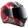 Casque Integral AGV K4 Vyrus Red Silver