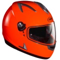 Casque Integral Lazer Breva Visibility Rouge Fluo