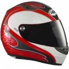 Casque Integral Lazer Kestrel Ivy Rouge Gris