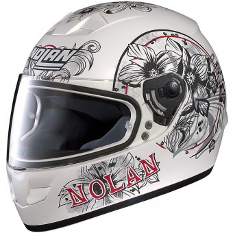 Casque Integral Nolan N62 N-Angel Flat White 56