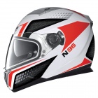 Casque Integral Nolan N86 Burn Out White Red 21