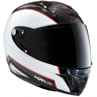Casque Integral Nexx XR1R Carbon Blanc Rouge