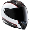 Casque Integral Nexx XR1R Carbon Blanc Rouge