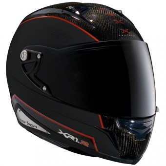 Casque Integral Nexx XR1R Carbon Noir Rouge