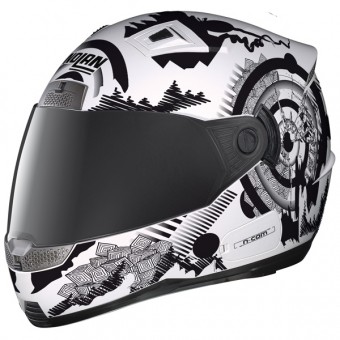 Casque Integral Nolan N85 Circle Ncom Blanc 24