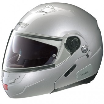 Casque Modulable Nolan N90 Classic Ncom Silver 1