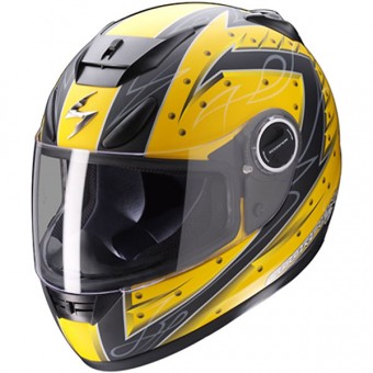 Casque moto Integral EXO 700 Rivet Jaune