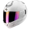 Casque moto Scorpion EXO 900 Furtive Blanc Argent