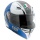 Casque Integral AGV Skyline Block Blanc Bleu