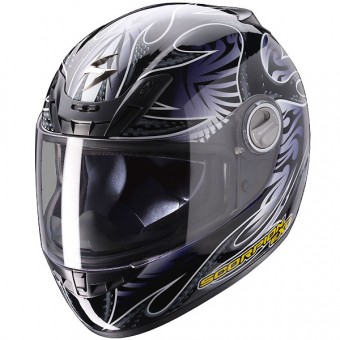 Casque Integral Scorpion EXO 400 Sonic Noir Bleu