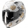 Casque Integral Scorpion EXO 1000 Spring Blanc Or Mat