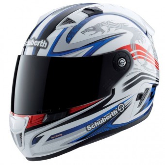 Casque Integral Schuberth SR1 Racing Rouge Bleu