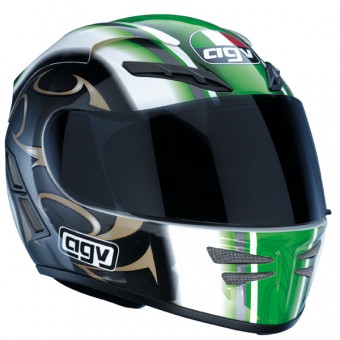 Casque moto Integral Stealth Dragon Green
