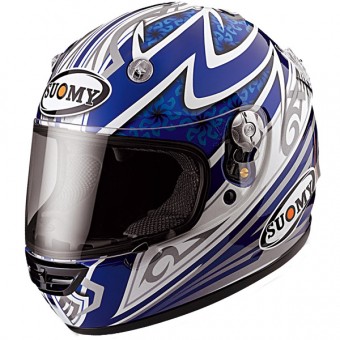 Casque Integral Suomy Vandal Pattern Bleu KSVLLB