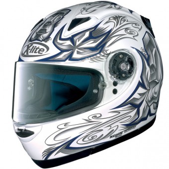 Casque Integral X-lite x-801 RR Mask white blue grey n�49