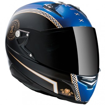 Casque Integral Nexx XR1R Caf� Racer Bleu