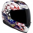 Casque Integral Nexx XR1R Invader Tatoo Blanc