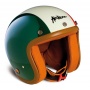 Casque Jet Airborn AB 27 Vert - Blanc - Rouge