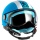 Casque Jet Astyle Acidul� Ciel C040