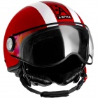 Casque Jet Astyle Acidul� Rouge C050